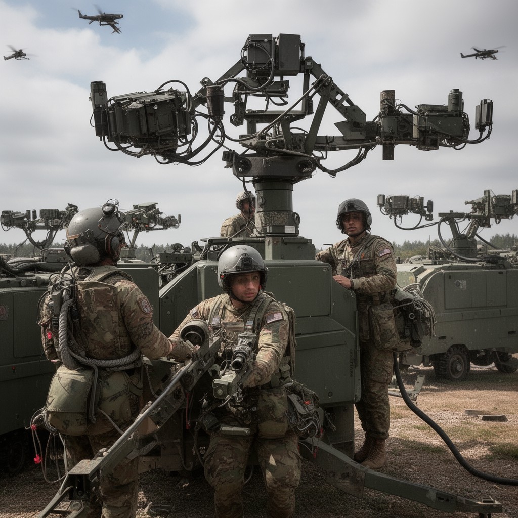 AI-generated illustration of 15 Squadron RAF Regiment