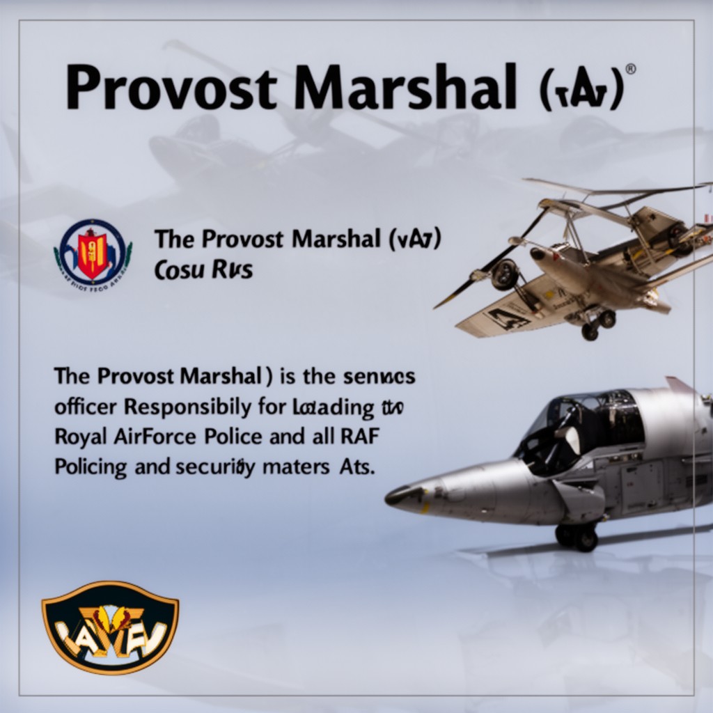 AI-generated illustration of Provost Marshal (RAF)