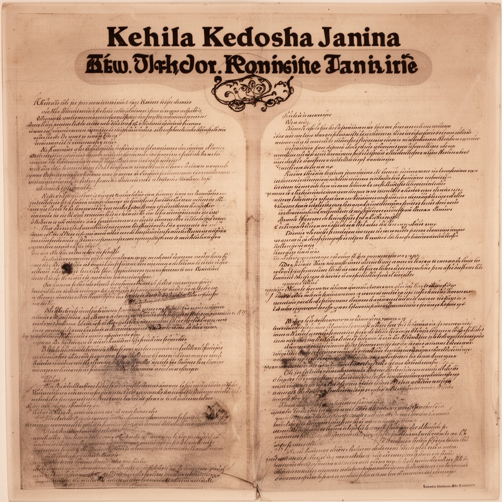 AI-generated illustration of Kehila Kedosha Janina