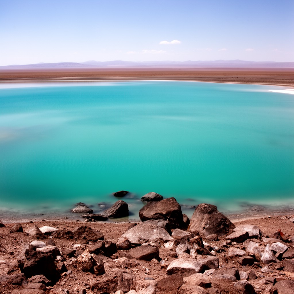 AI-generated illustration of Lake Turkana