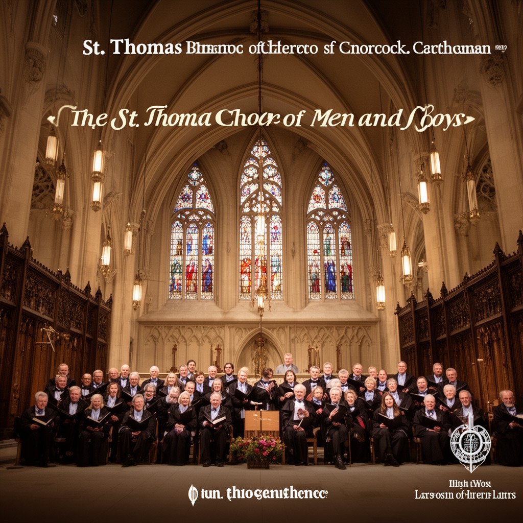 AI-generated illustration of St. Thomas Choir of Men and Boys