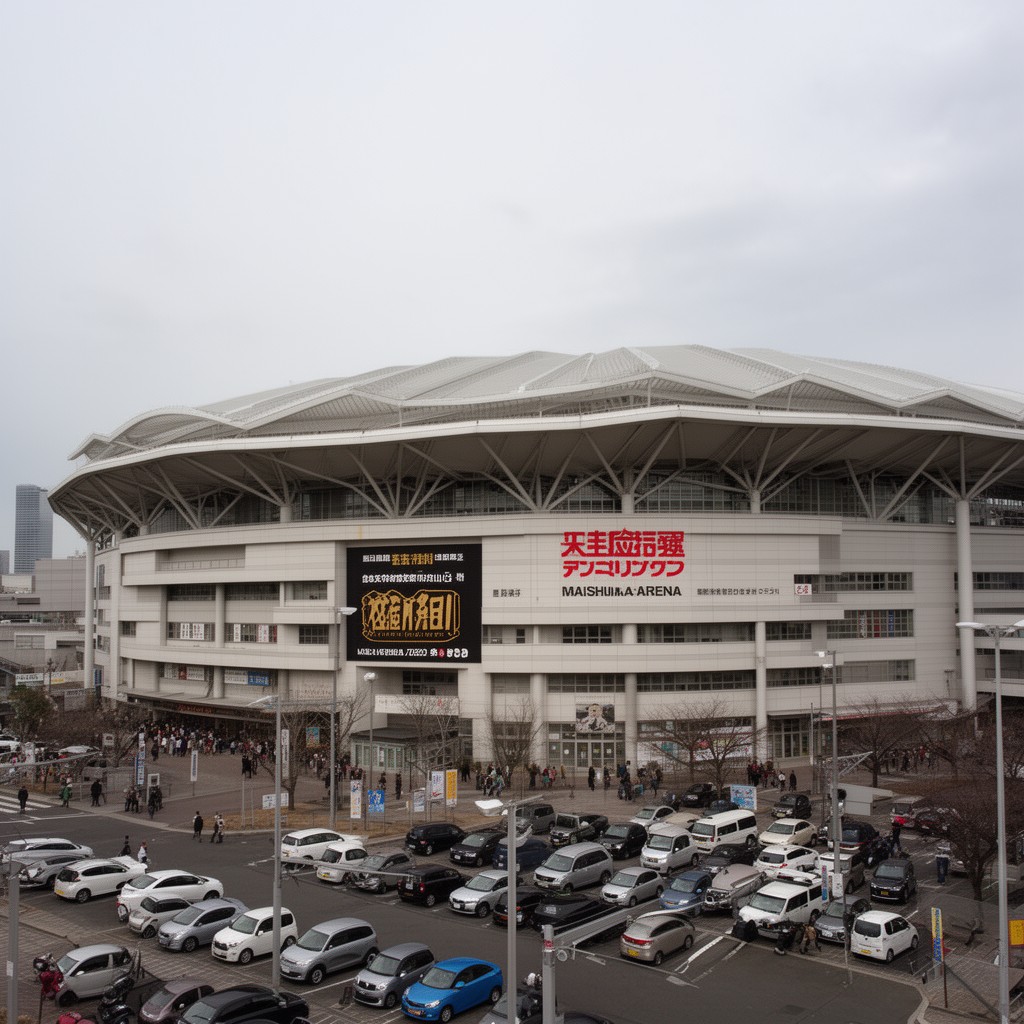 AI-generated illustration of Maishima Arena