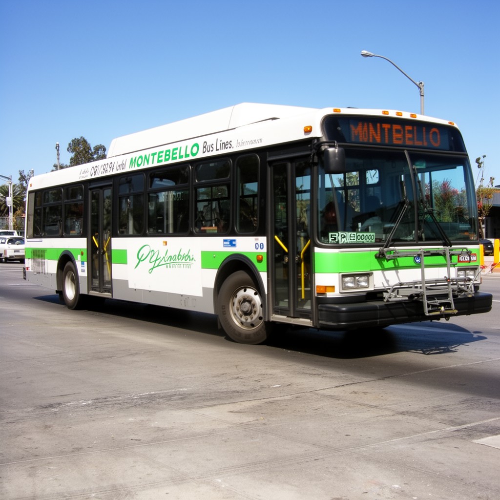 AI-generated illustration of Montebello Bus Lines