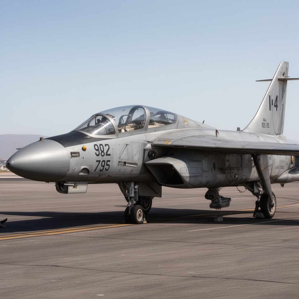 AI-generated illustration of A-4 Skyhawk