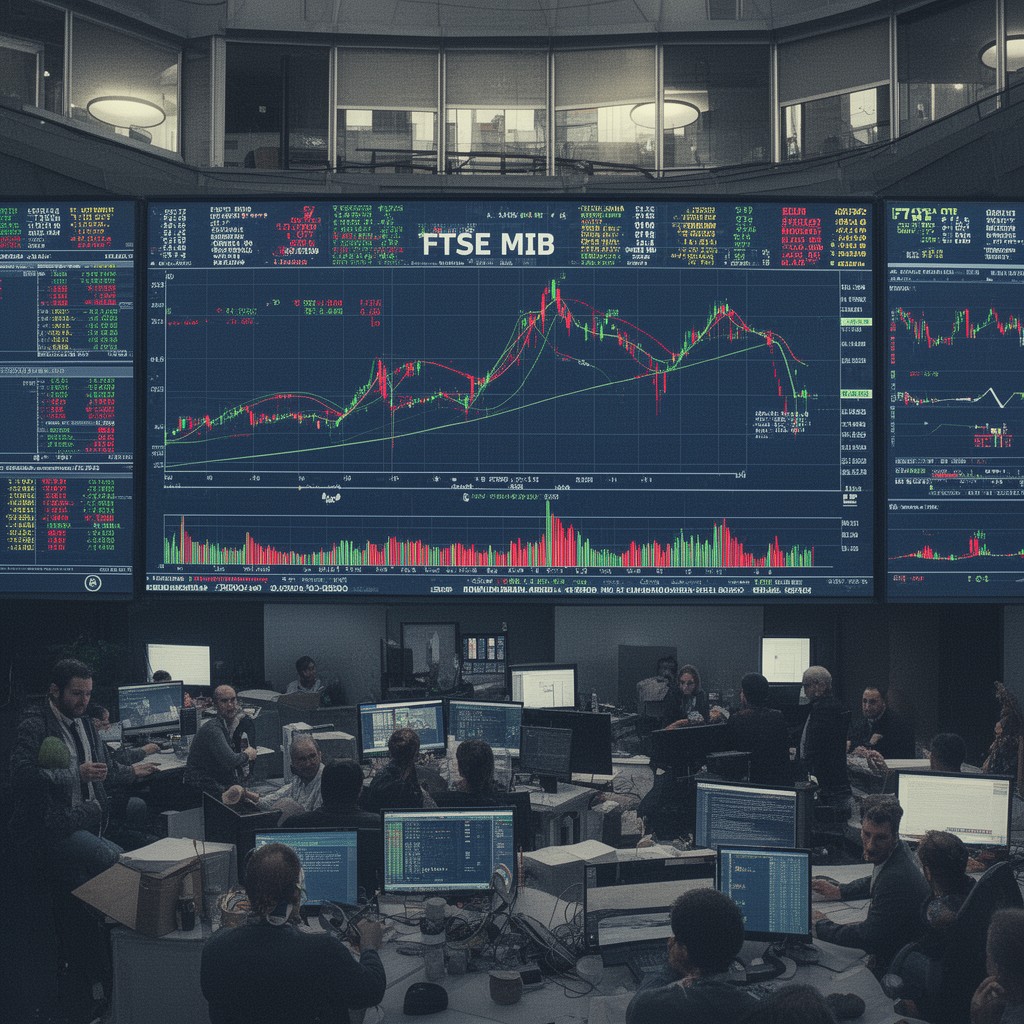AI-generated illustration of FTSE MIB
