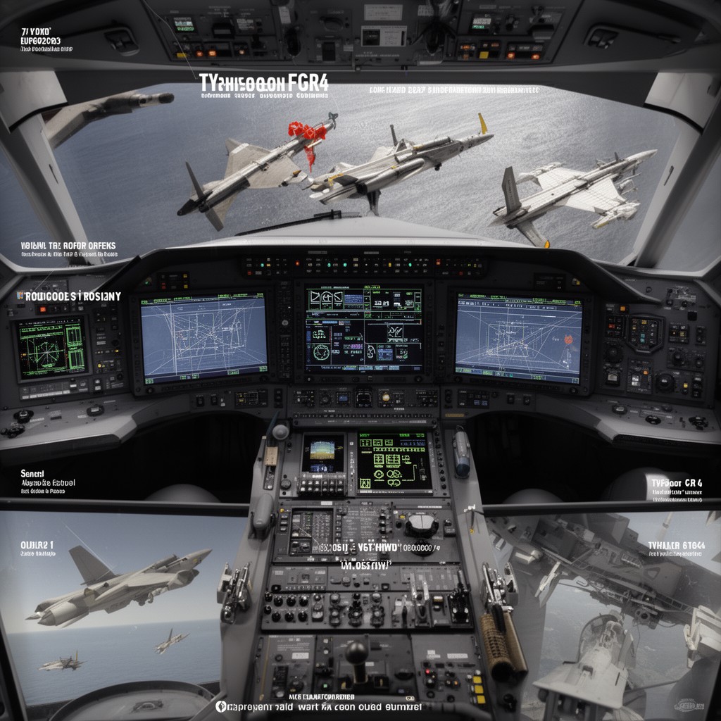 AI-generated illustration of Typhoon FGR4 mission systems