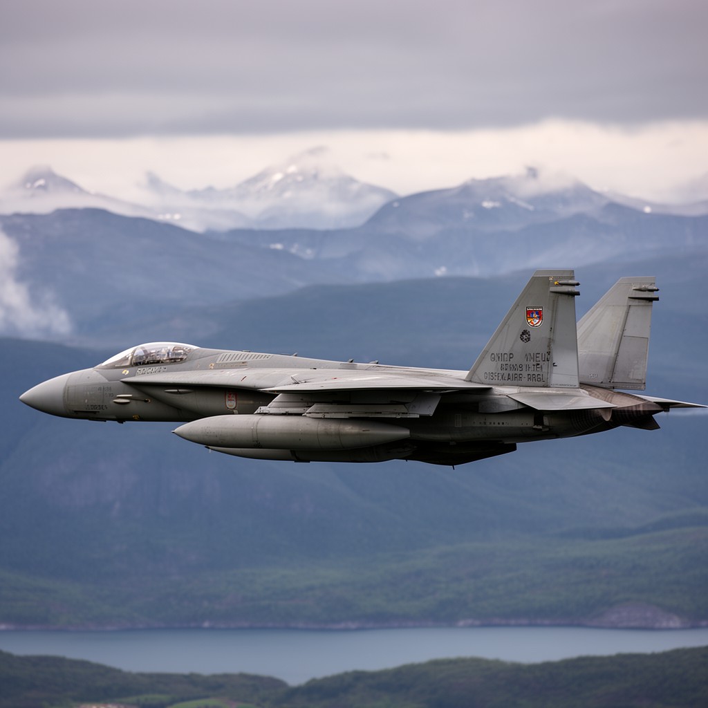 AI-generated illustration of Royal Norwegian Air Force