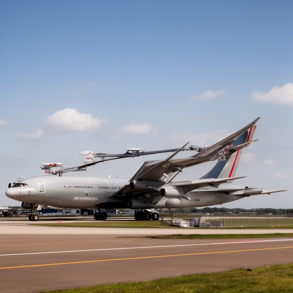 AI-generated illustration of RAF Voyager KC2 aircraft