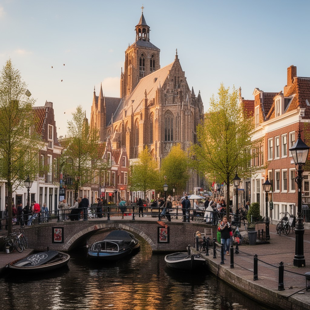 AI-generated illustration of Utrecht