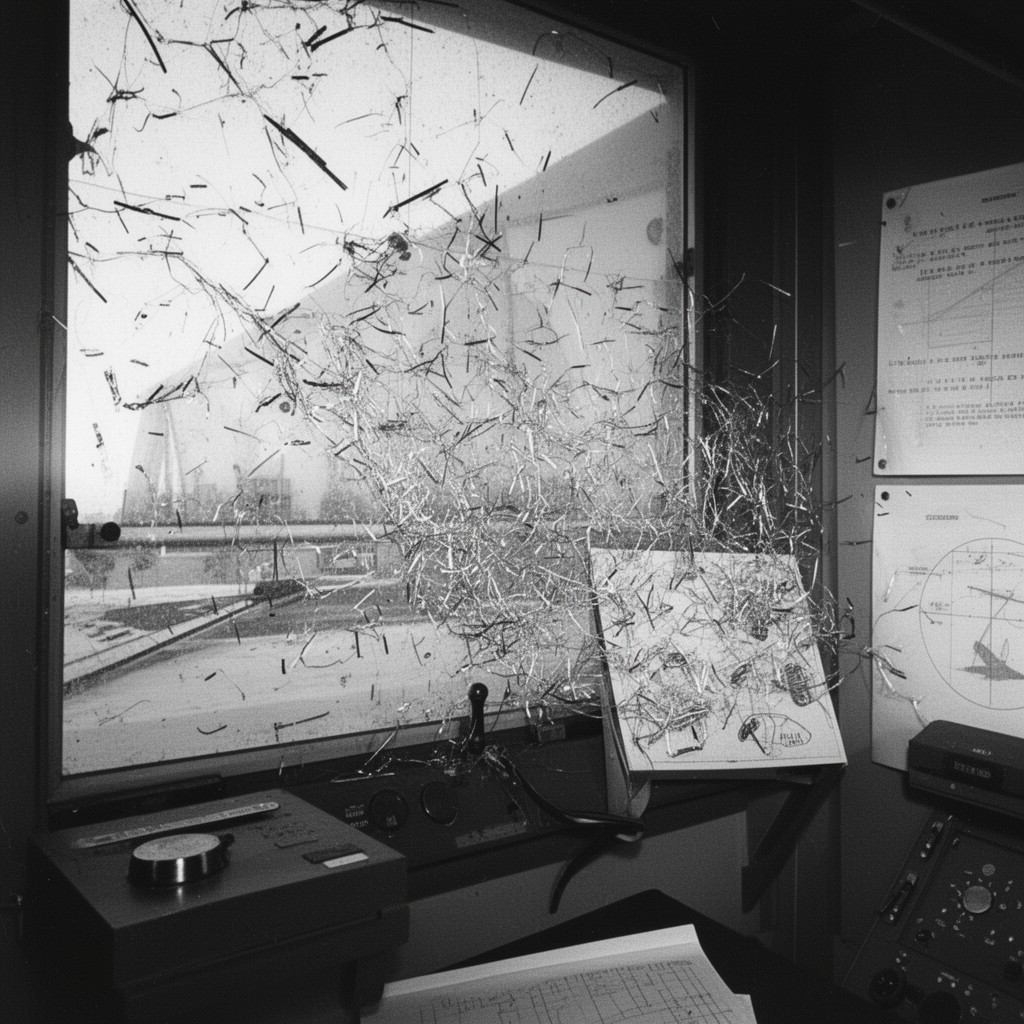 AI-generated illustration of Window radar countermeasures