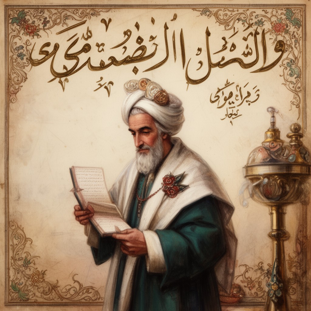 AI-generated illustration of Al-Farabi