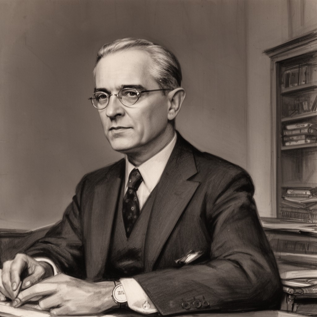 AI-generated illustration of I. I. Rabi