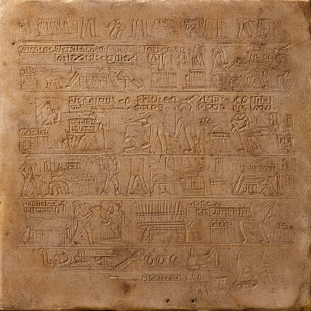 AI-generated illustration of annals of Tiglath-Pileser III