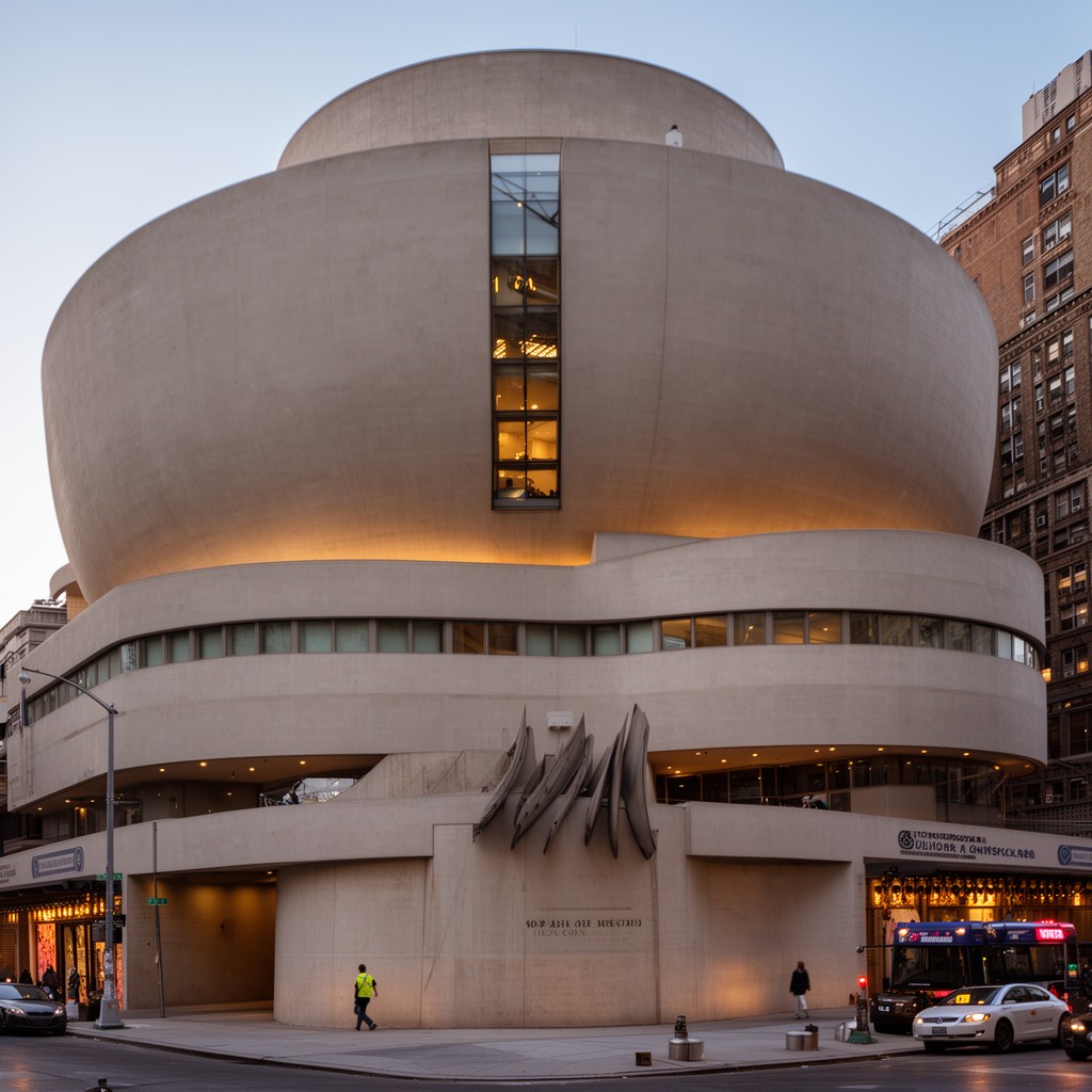 AI-generated illustration of Solomon R. Guggenheim Museum
