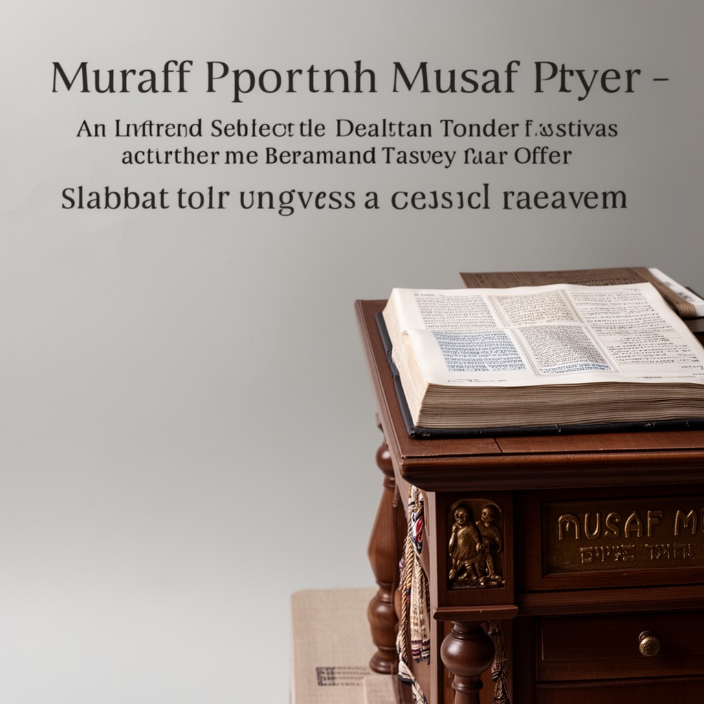 AI-generated illustration of Musaf prayer