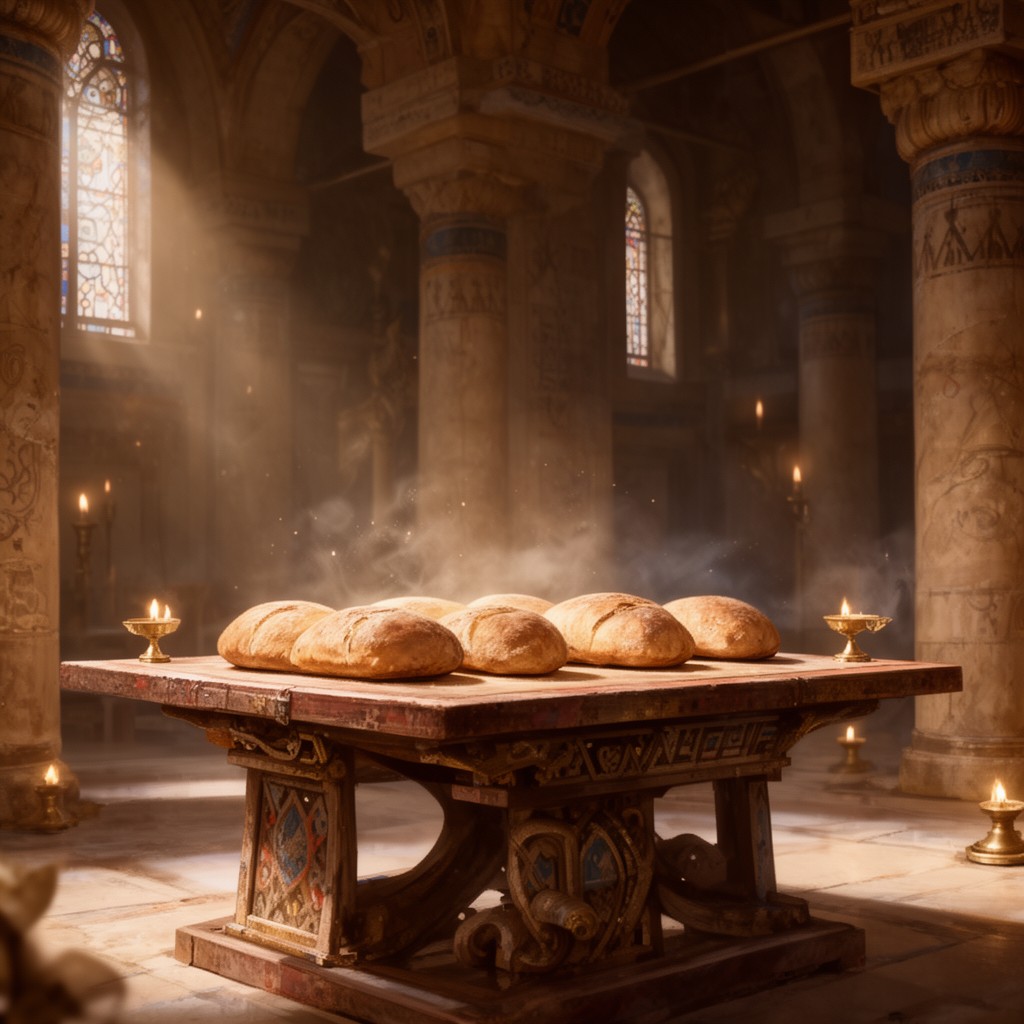 AI-generated illustration of Table of the Shewbread