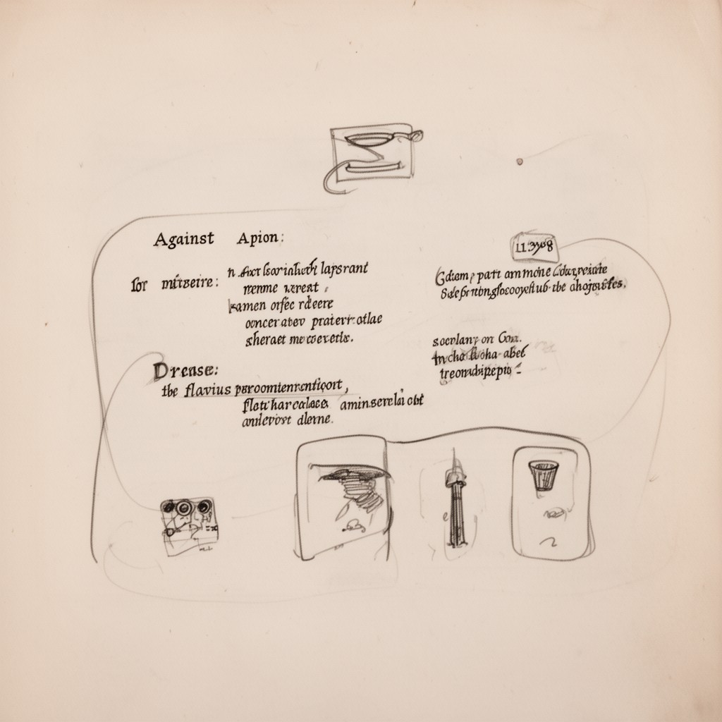AI-generated illustration of Against Apion