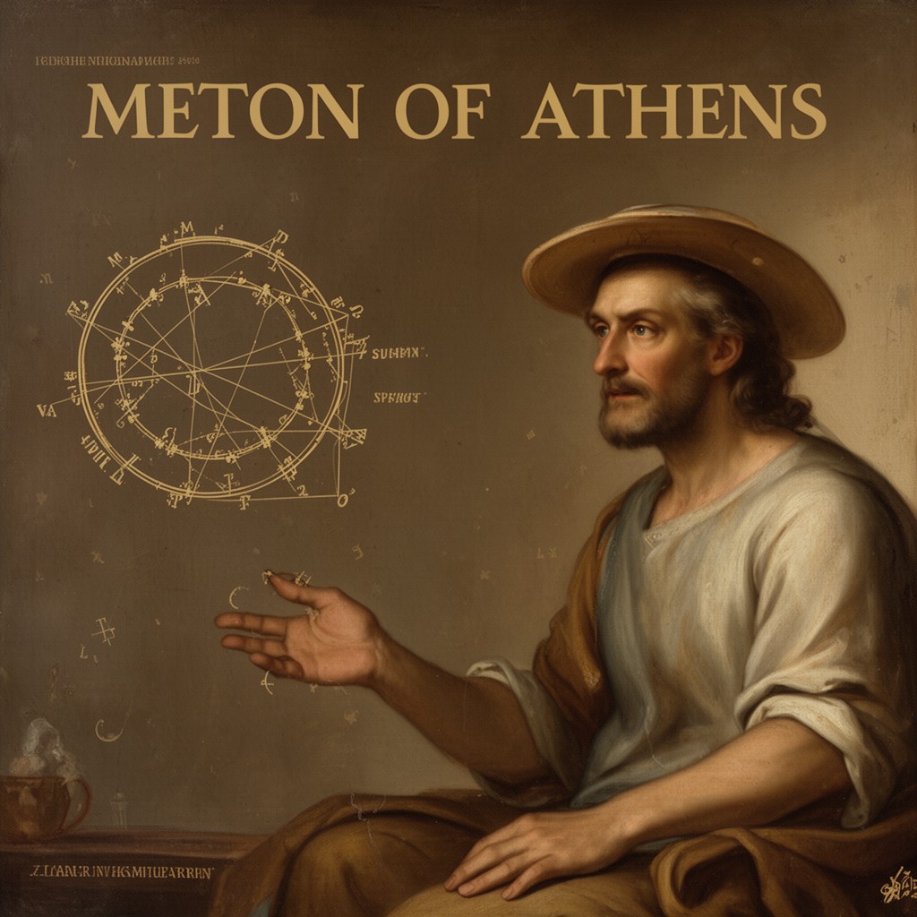 AI-generated illustration of Meton of Athens