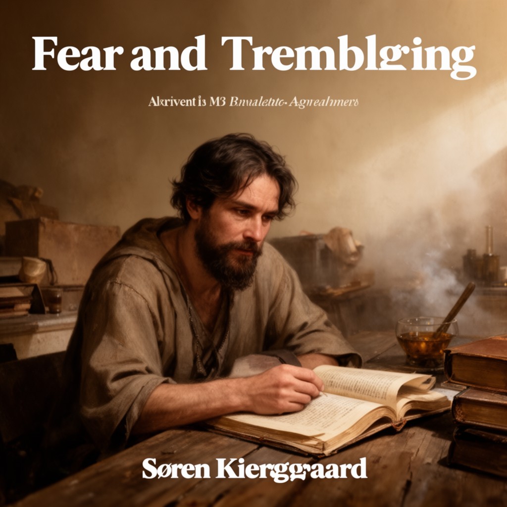 AI-generated illustration of Fear and Trembling