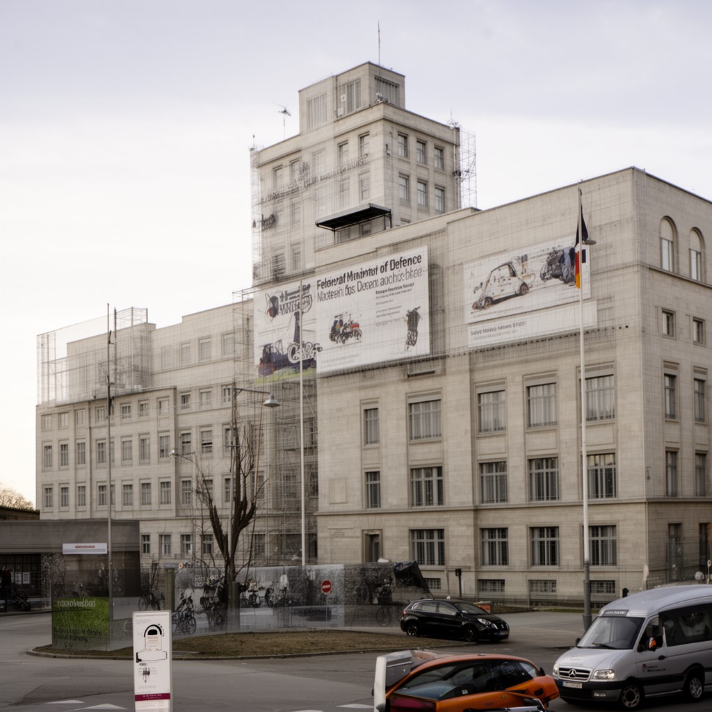 AI-generated illustration of Federal Ministry of Defence (Germany)