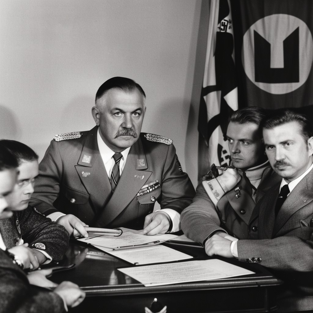 AI-generated illustration of Reich Plenipotentiary for the Four Year Plan