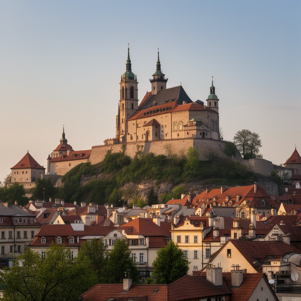 AI-generated illustration of Wawel Hill