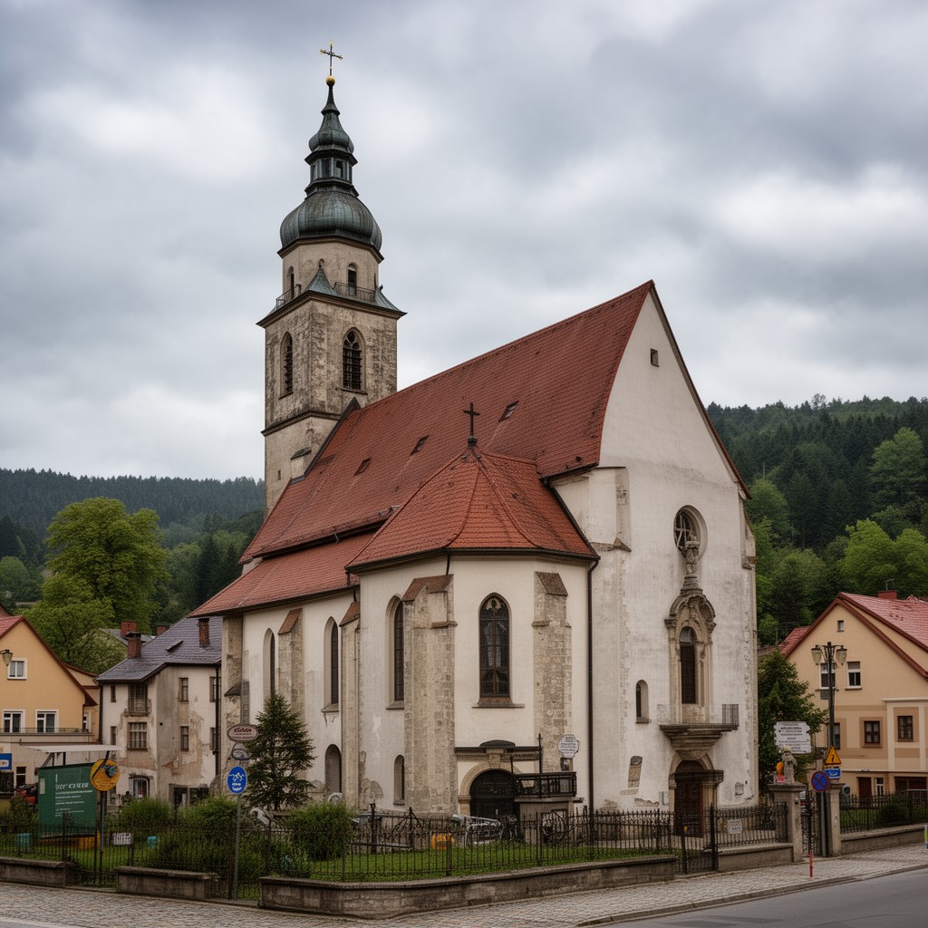 AI-generated illustration of parish church of the Transfiguration