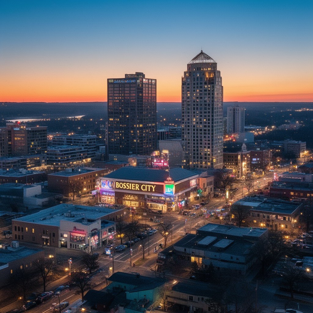 AI-generated illustration of Bossier City
