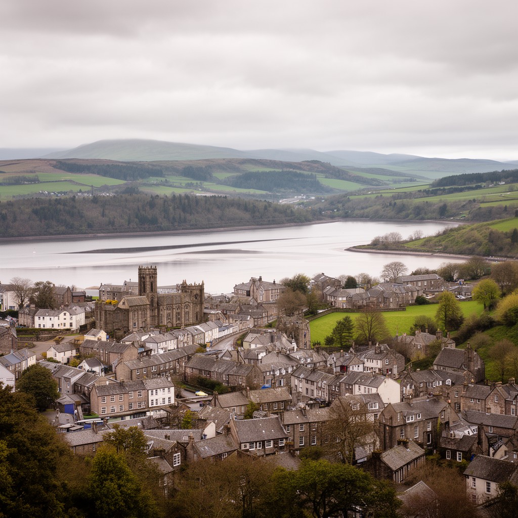 AI-generated illustration of Dumfries and Galloway council area