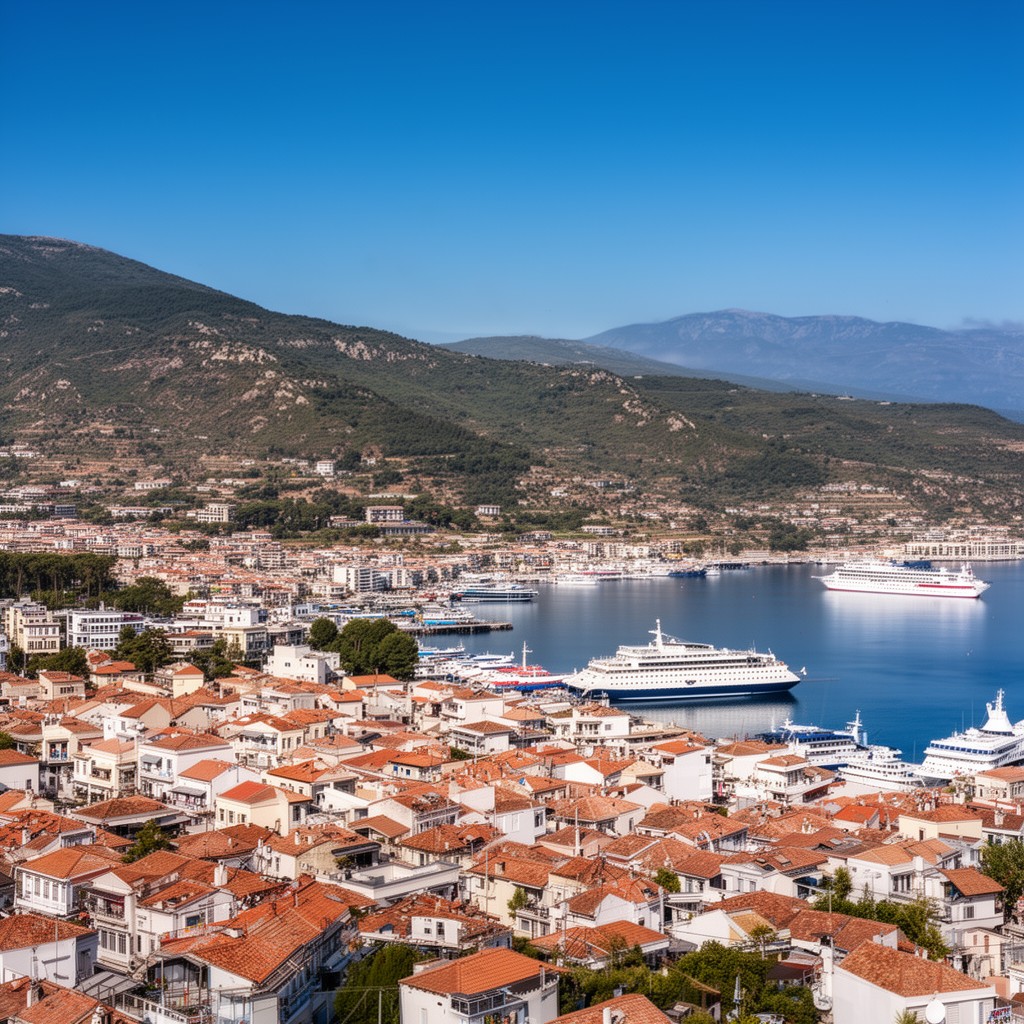 AI-generated illustration of Igoumenitsa