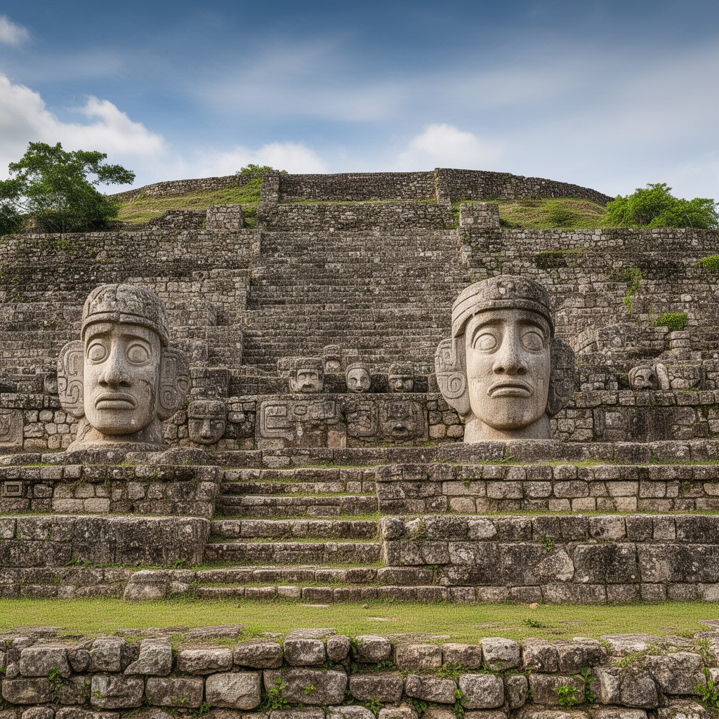AI-generated illustration of San Lorenzo Tenochtitlán