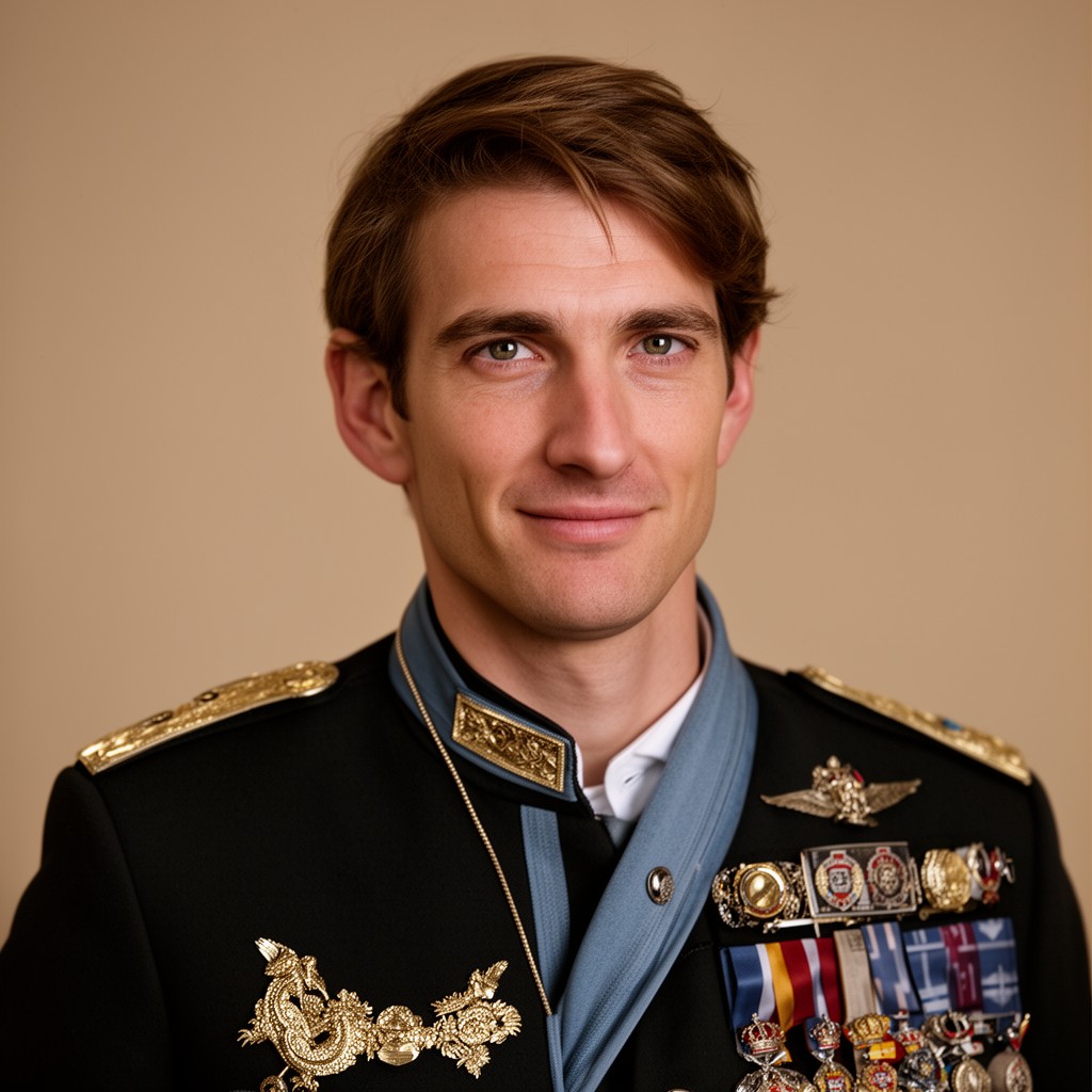 AI-generated illustration of Prince of Belgium