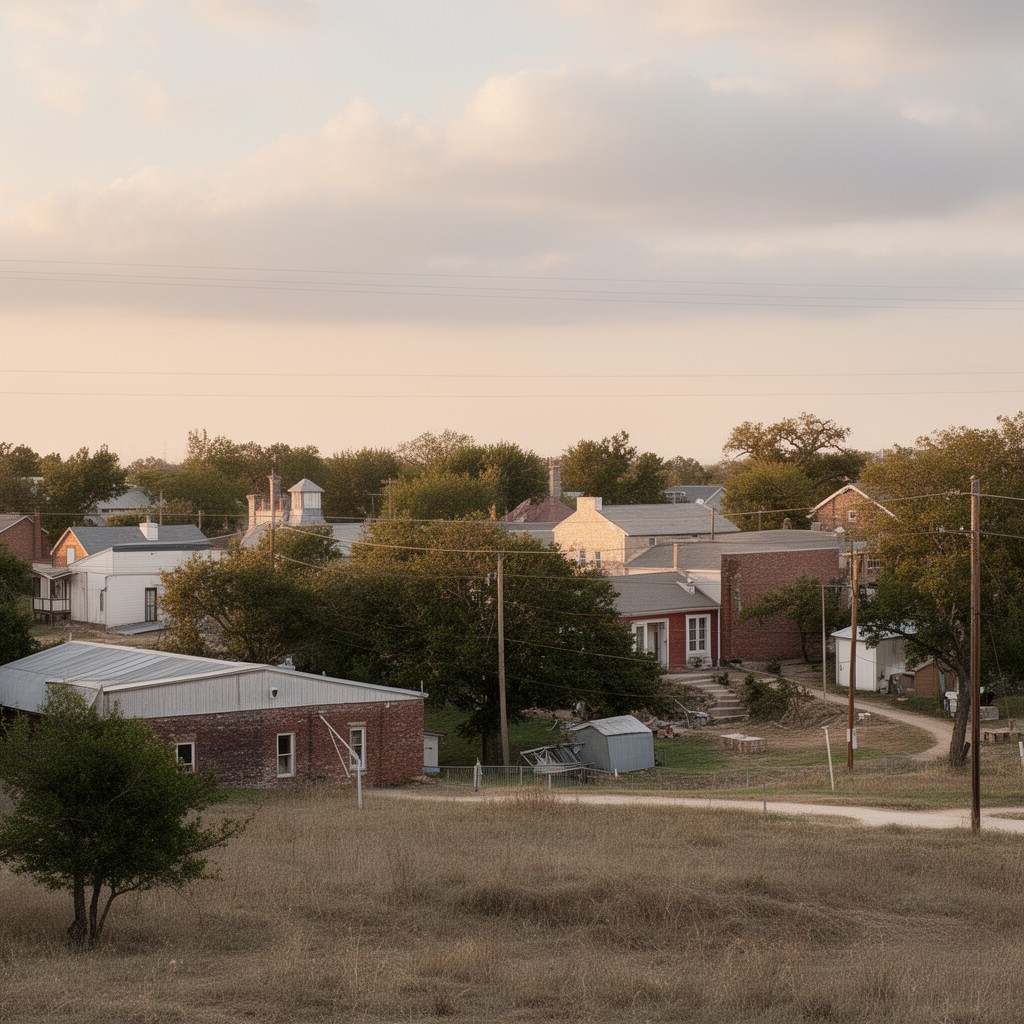 AI-generated illustration of Town of Krum, Texas