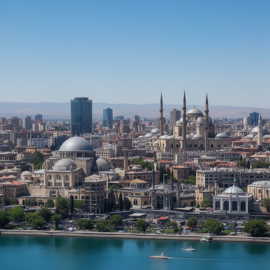 AI-generated illustration of Baku