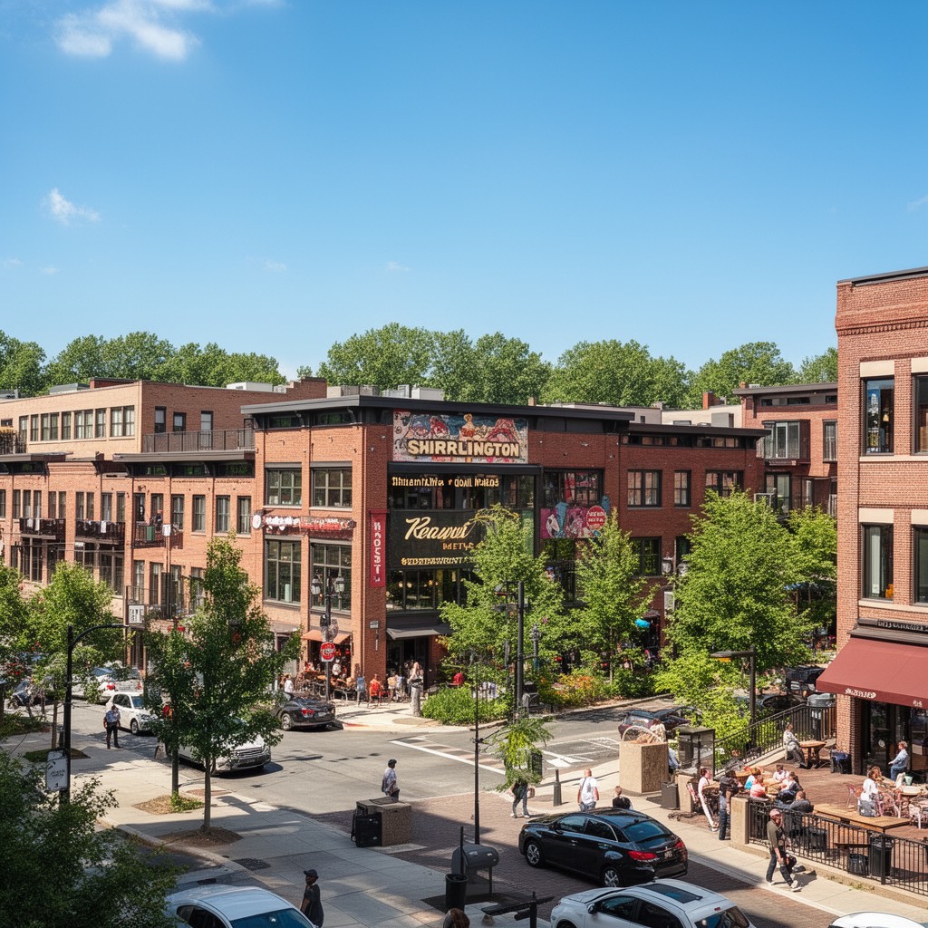 AI-generated illustration of Shirlington
