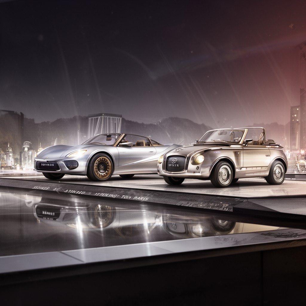 AI-generated illustration of Spyker D12 Peking-to-Paris (concept)
