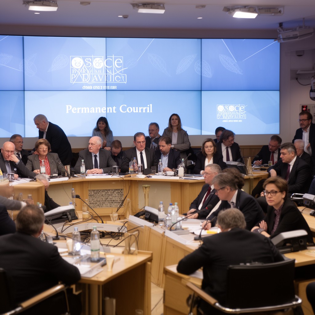 AI-generated illustration of OSCE Permanent Council