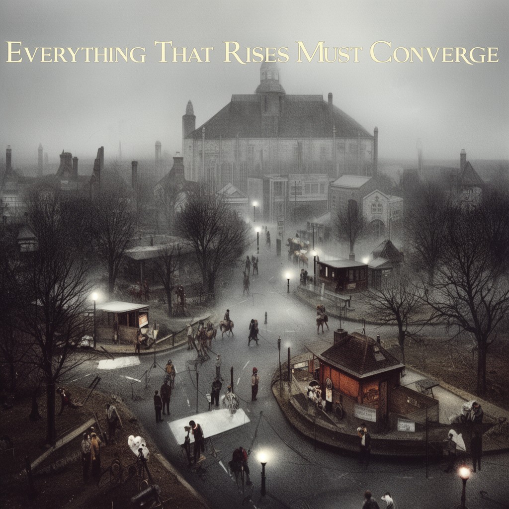 AI-generated illustration of Everything That Rises Must Converge