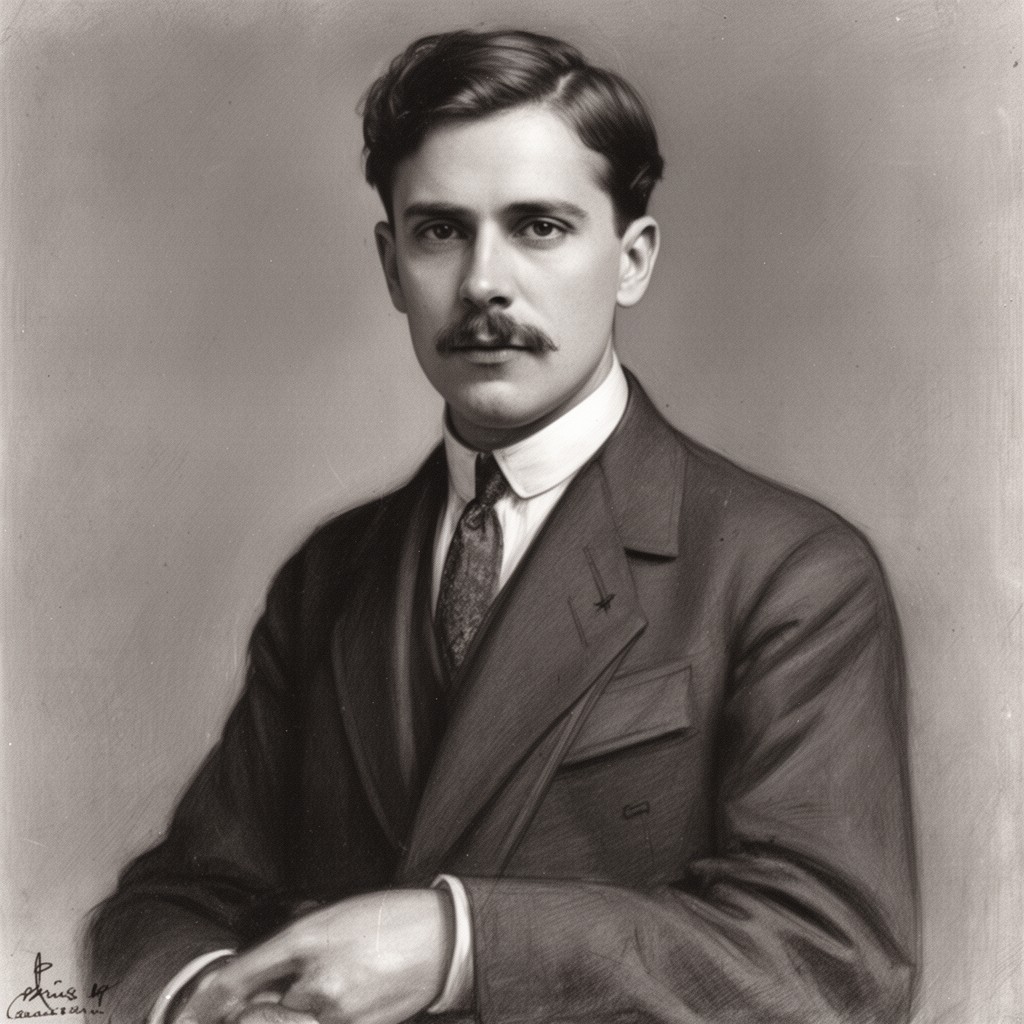 AI-generated illustration of F. P. Ramsey