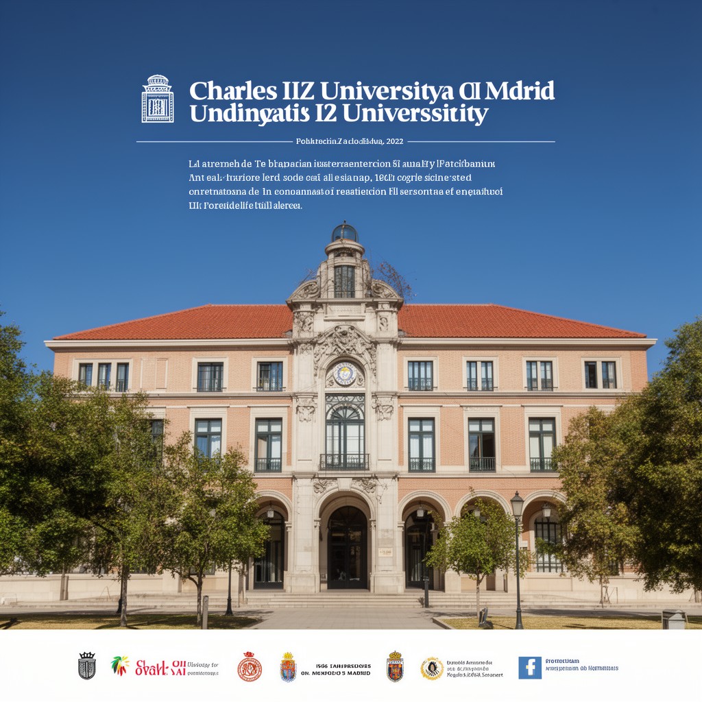 AI-generated illustration of Charles III University of Madrid