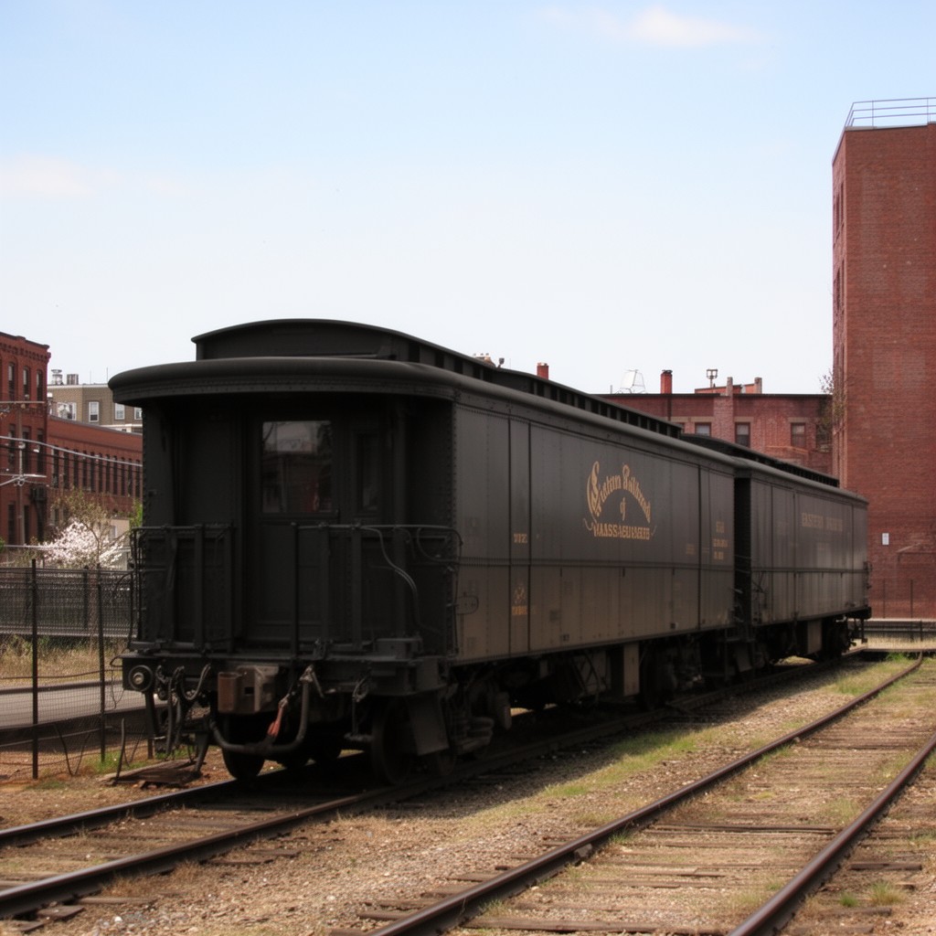 AI-generated illustration of Eastern Railroad (of Massachusetts)