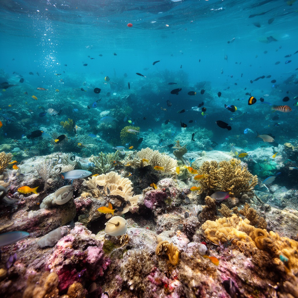 AI-generated illustration of John Pennekamp Coral Reef State Park
