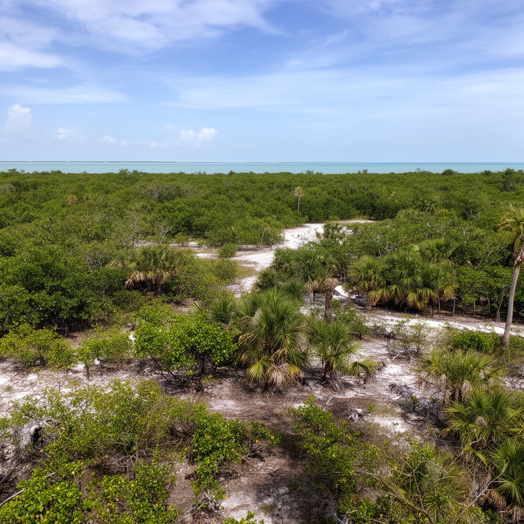 AI-generated illustration of Curry Hammock State Park