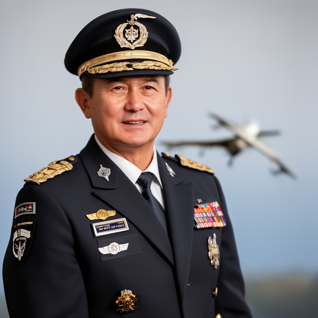 AI-generated illustration of Chief of Air Force