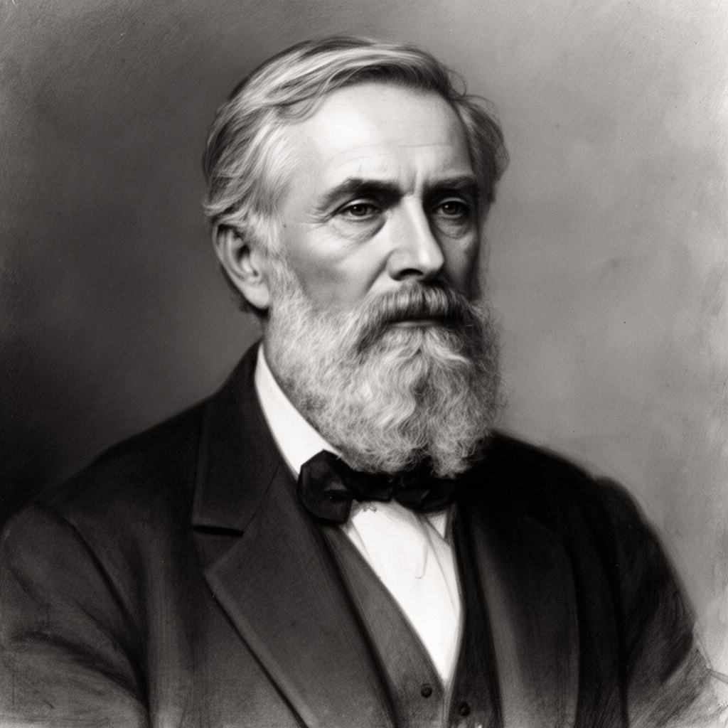 AI-generated illustration of William Graham Sumner