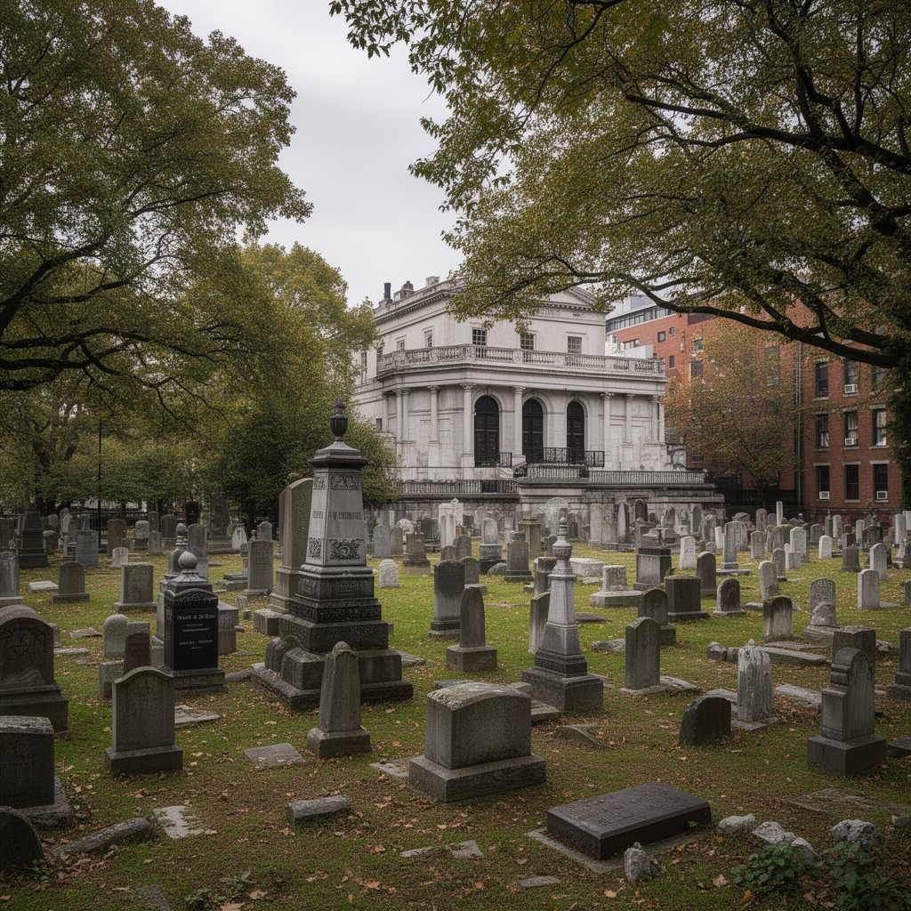 AI-generated illustration of Mount Carmel Cemetery, Queens