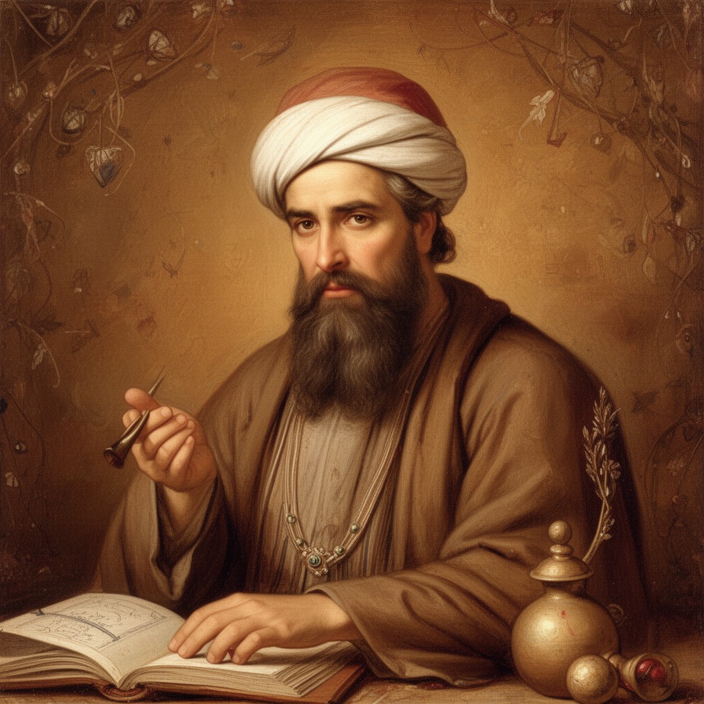 AI-generated illustration of Avicenna