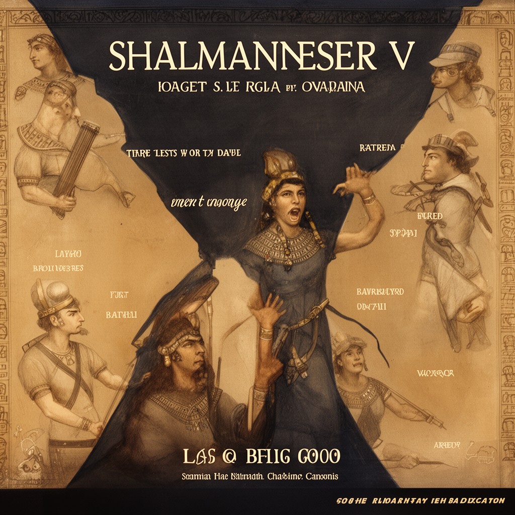 AI-generated illustration of Shalmaneser V
