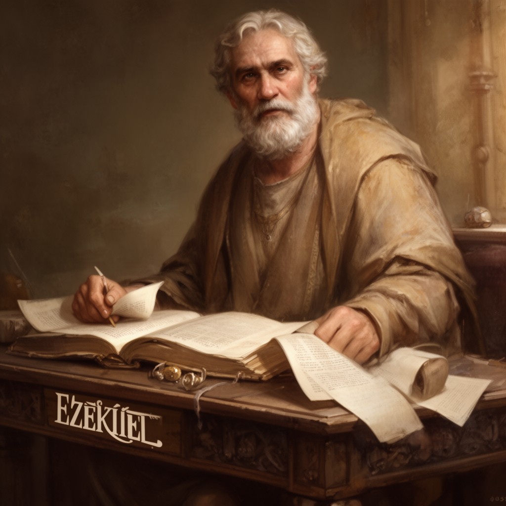AI-generated illustration of Ezekiel