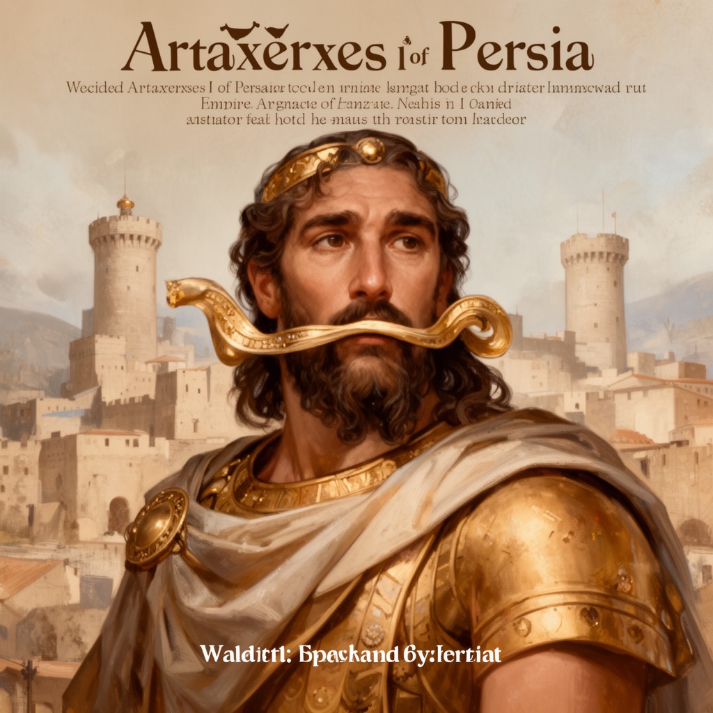 AI-generated illustration of Artaxerxes I of Persia